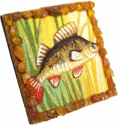 Souvenir magnet “River Perch”